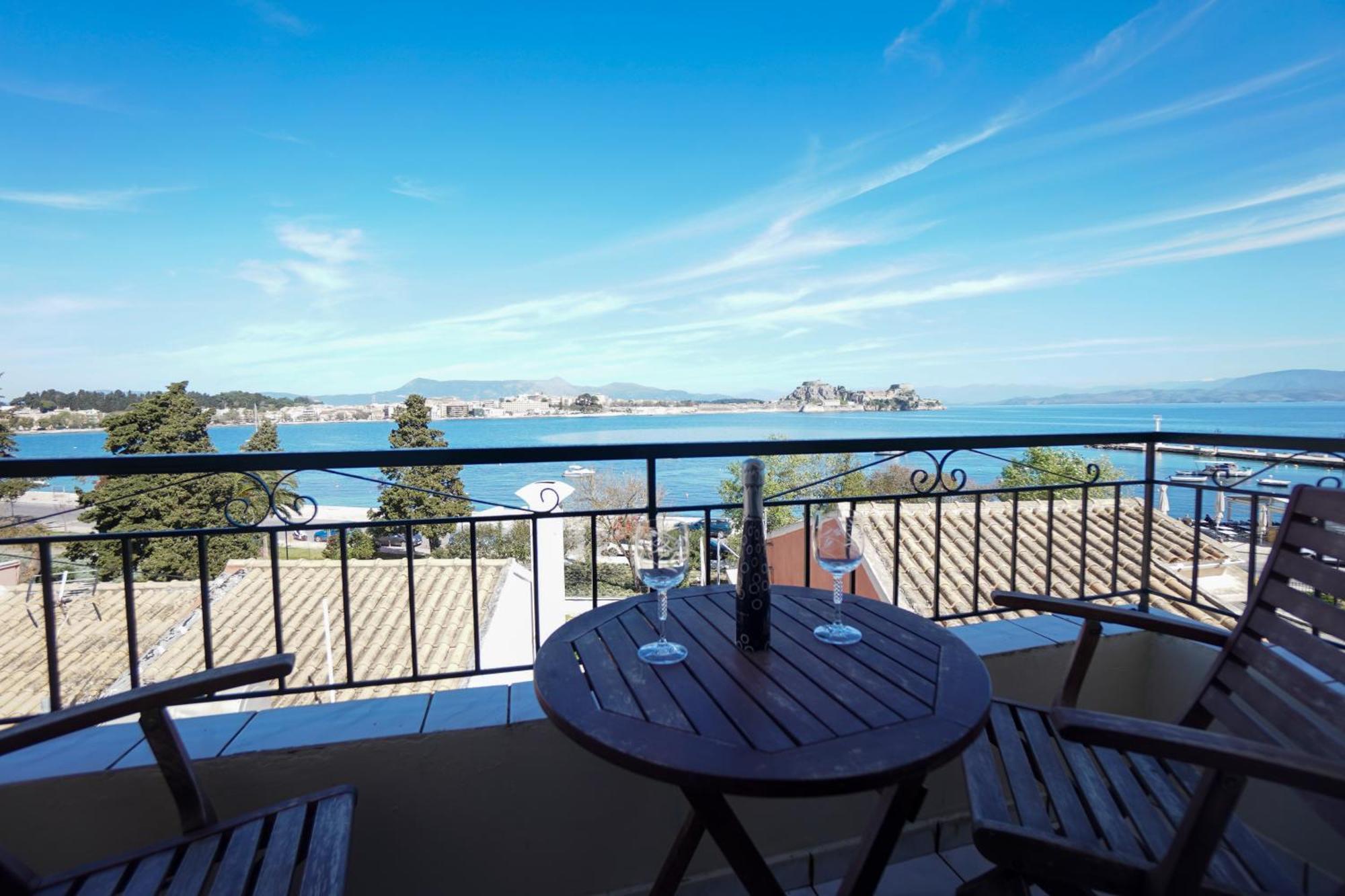 Anemomilos Sea View Penthouse Corfu  Eksteriør bilde