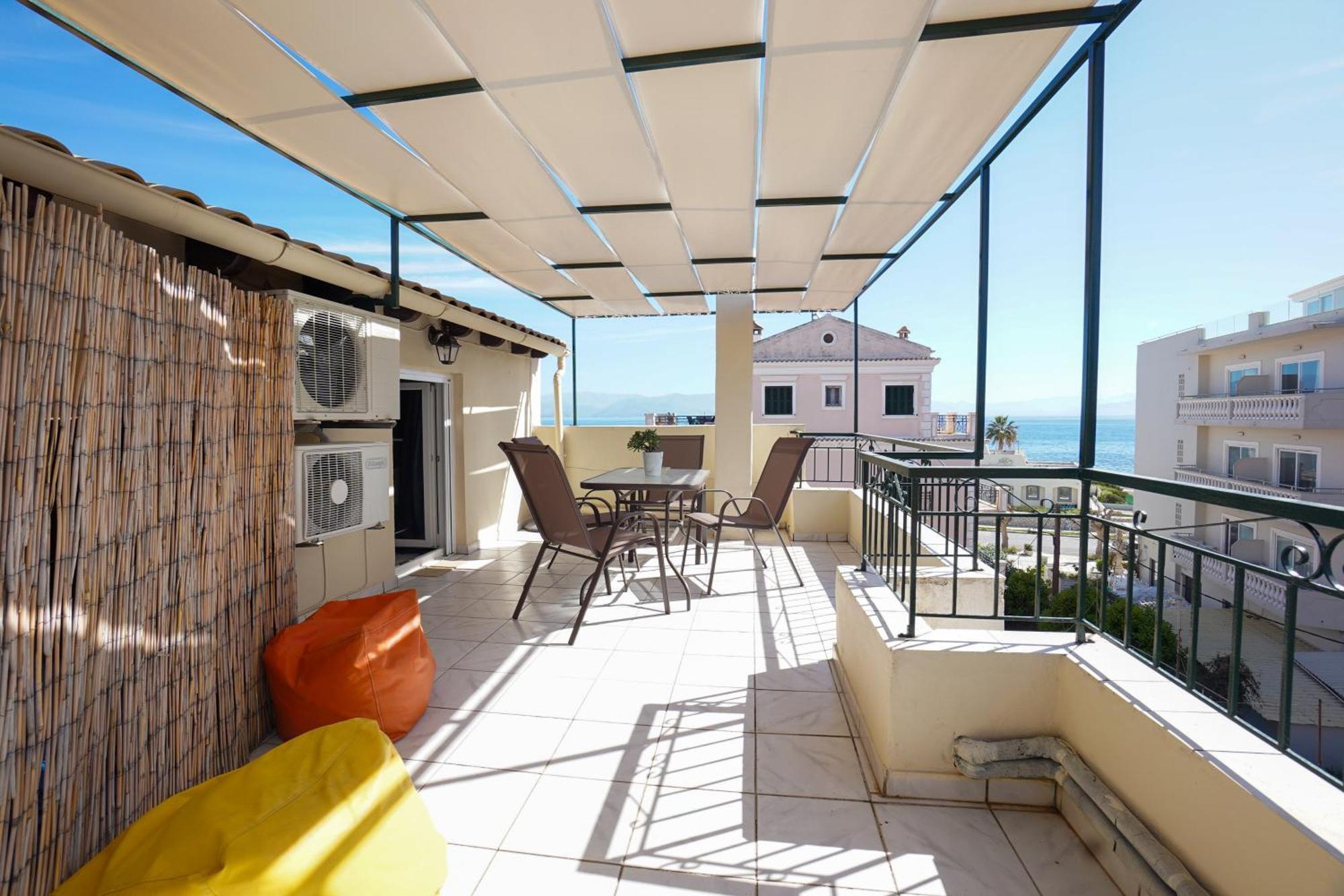 Anemomilos Sea View Penthouse Corfu  Eksteriør bilde